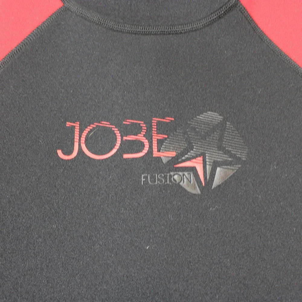 Jobe Fusion Mens XL‎ Shorty Wetsuit Black Red Neoprene Spring Suit 1160645